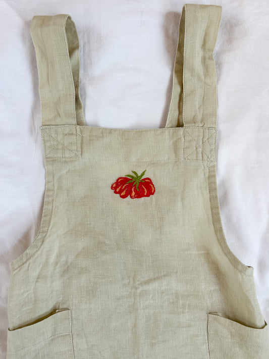 Pleated Heirloom Tomato Apron - Kid Size