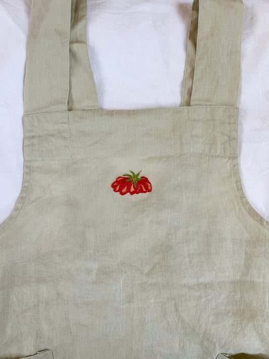 Pleated Heirloom Tomato Apron - Adult Size